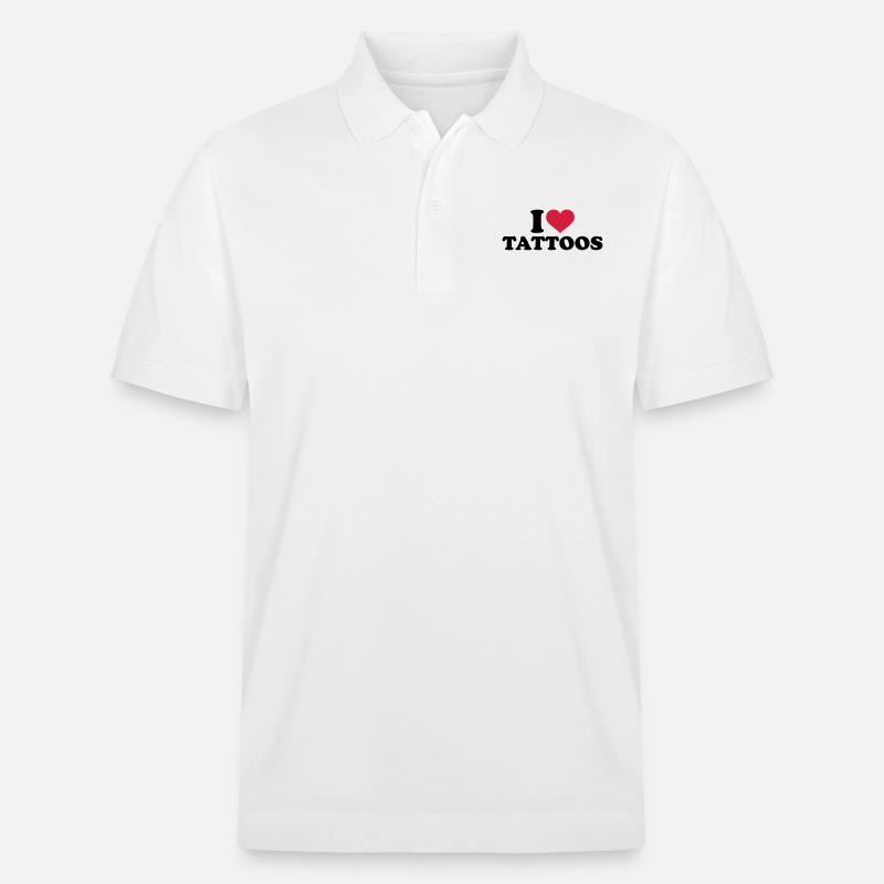 Tattoo - Stanley/Stella Unisex Bio-Poloshirt PREPSTER - Weiß
