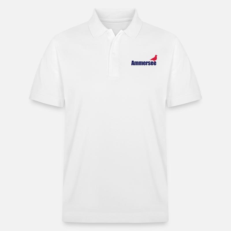 Ammerseemöwe 2c - Stanley/Stella Unisex Bio-Poloshirt PREPSTER - Weiß