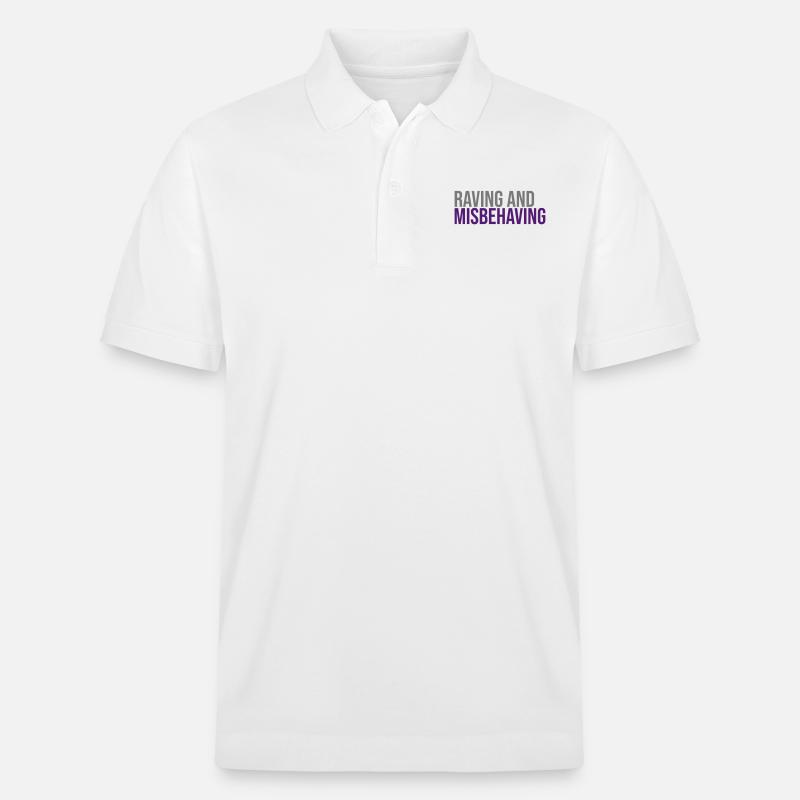 Raving & Misbehaving - Polo PREPSTER bio Stanley/Stella Unisexe - blanc