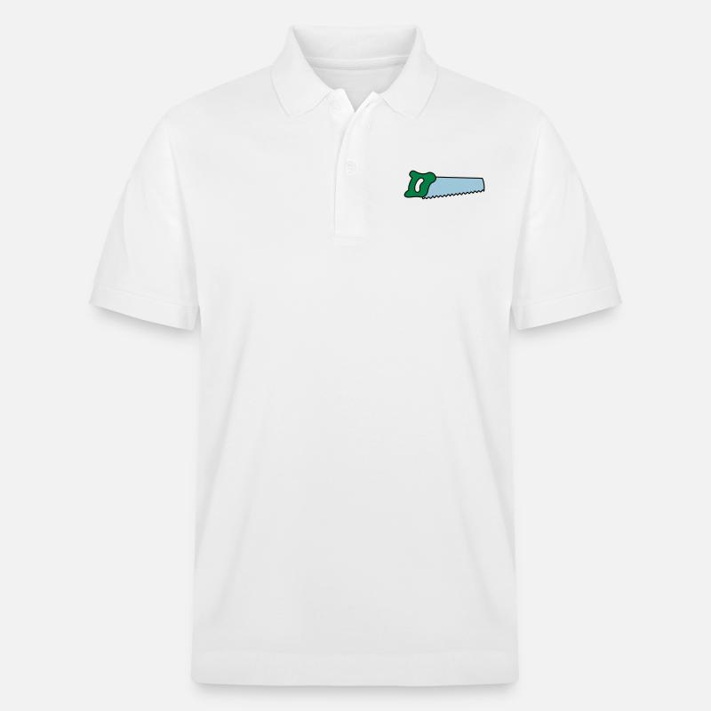 säge - Stanley/Stella Unisex Bio-Poloshirt PREPSTER - Weiß