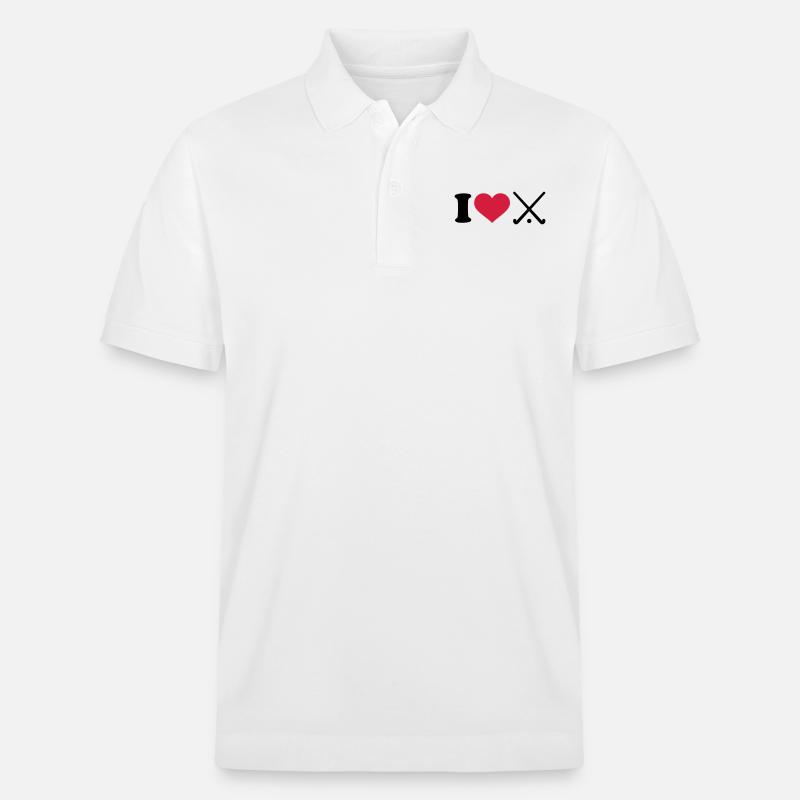 Hockey - Stanley/Stella Unisex Bio-Poloshirt PREPSTER - Weiß