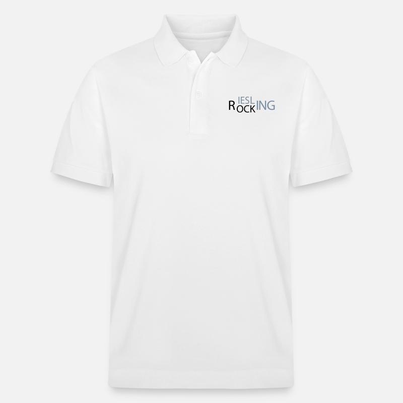 Rocking Riesling - Stanley/Stella Unisex Bio-Poloshirt PREPSTER - Weiß