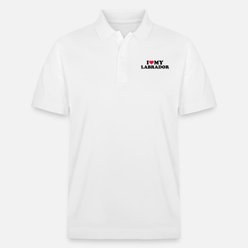 Labrador - Stanley/Stella Unisex Bio-Poloshirt PREPSTER - Weiß