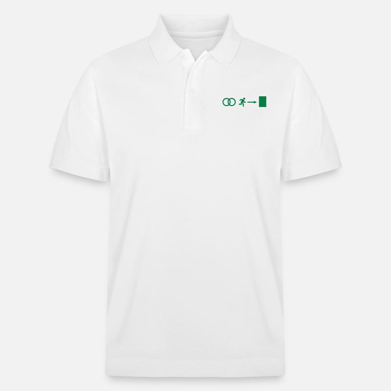 Hochzeit - Junggeselle - Stanley/Stella Unisex Bio-Poloshirt PREPSTER - Weiß