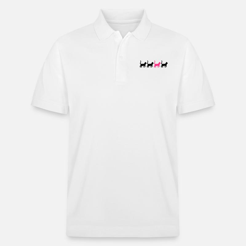 Chat - Polo PREPSTER bio Stanley/Stella Unisexe - blanc