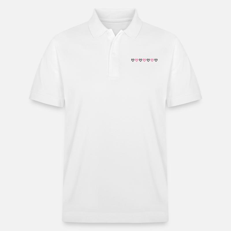 Ligne de cœur - Polo PREPSTER bio Stanley/Stella Unisexe - blanc