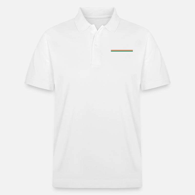 striche - Polo PREPSTER bio Stanley/Stella Unisexe - blanc