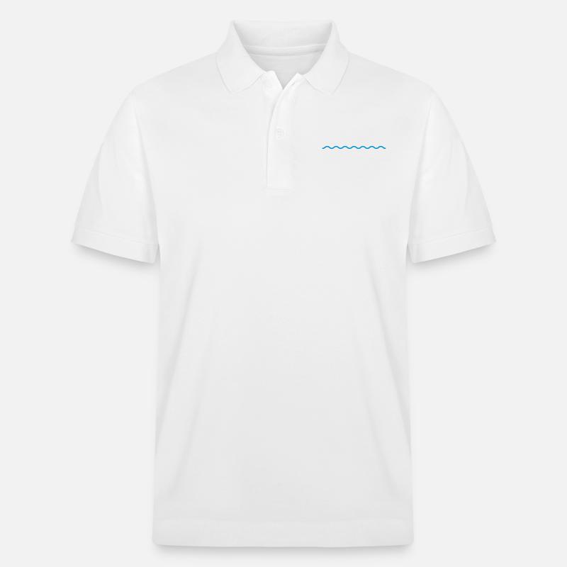Water - Stanley/Stella Unisex Bio-Poloshirt PREPSTER - Weiß