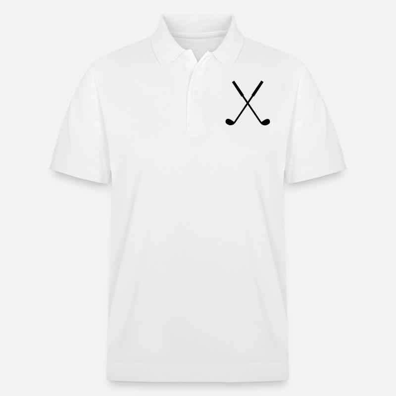 Golfschläger in schwarz - Stanley/Stella Unisex Bio-Poloshirt PREPSTER - Weiß