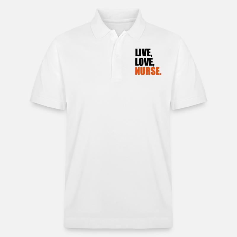 krankenschwester - Stanley/Stella Unisex Bio-Poloshirt PREPSTER - Weiß