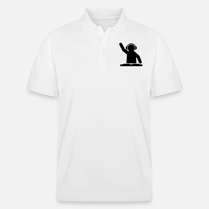 dj_vinyle___f1 - Stanley/Stella Unisex Bio-Poloshirt PREPSTER - Weiß