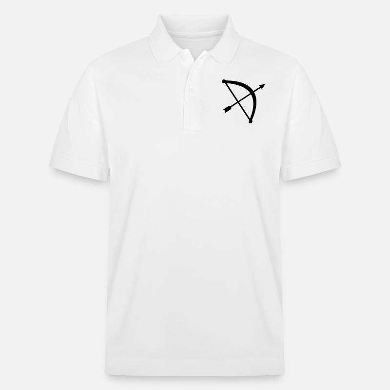 Flèche Arc - Polo PREPSTER bio Stanley/Stella Unisexe - blanc