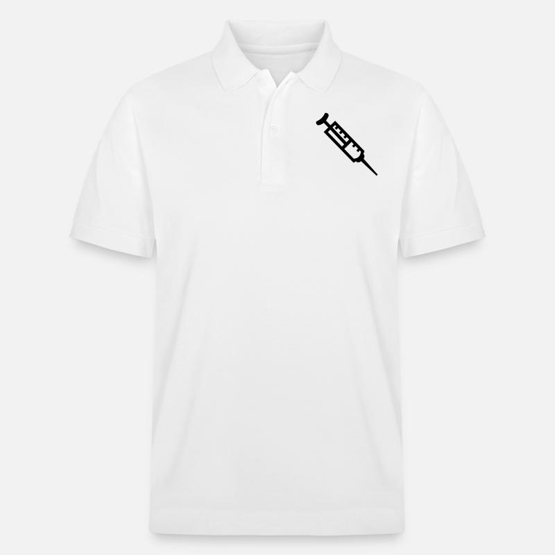 Spritze - Stanley/Stella Unisex Bio-Poloshirt PREPSTER - Weiß