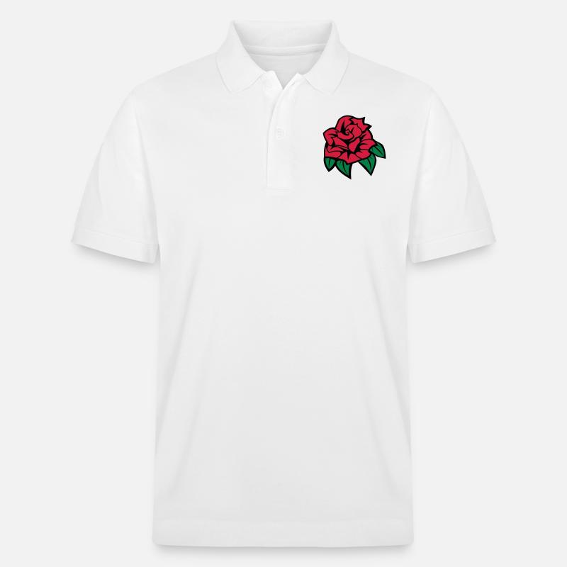 rose - Stanley/Stella Unisex Bio-Poloshirt PREPSTER - Weiß