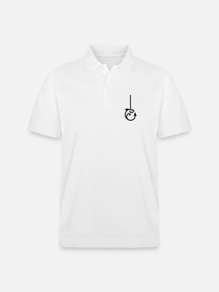 Fisch am Haken - Stanley/Stella Unisex Bio-Poloshirt PREPSTER - Weiß