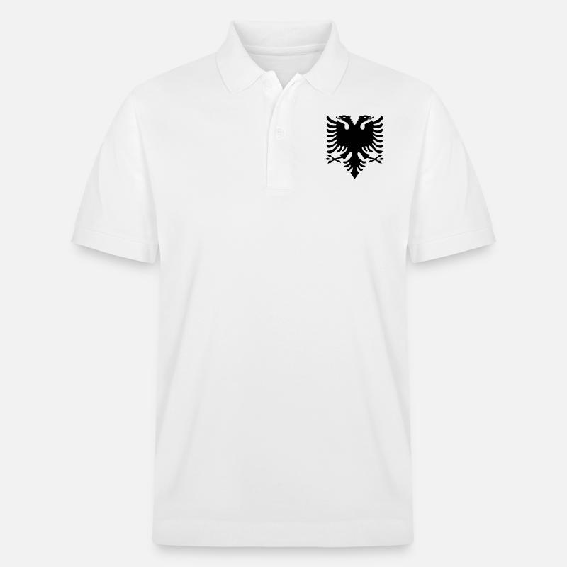 Double Headed Eagle_V1 - Polo PREPSTER bio Stanley/Stella Unisexe - blanc