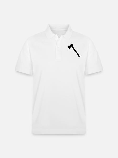 Ax - Stanley/Stella Unisex Organic Polo Shirt PREPSTER - white