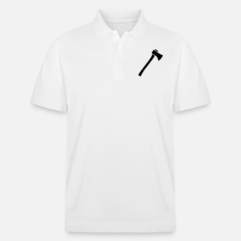 Axt - Stanley/Stella Unisex Bio-Poloshirt PREPSTER - Weiß
