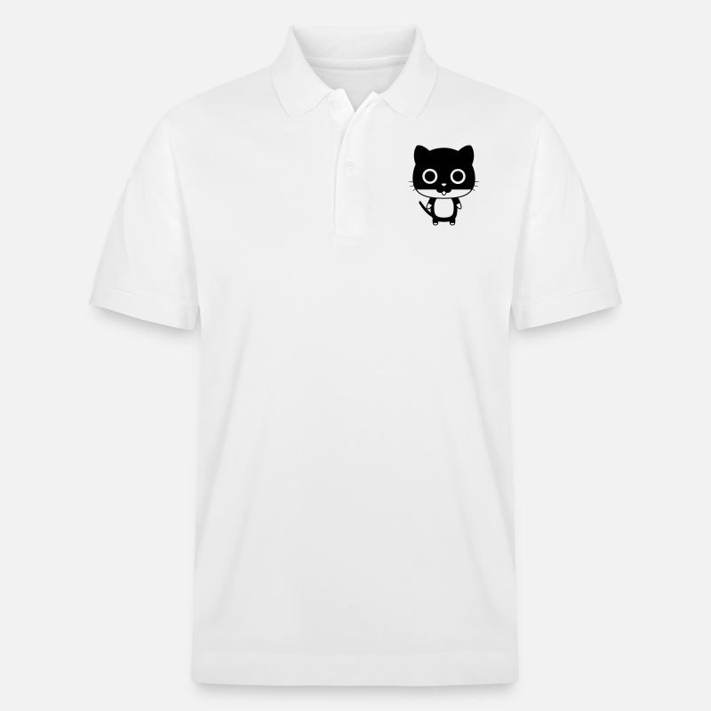 Chats - Chat mignon - Polo PREPSTER bio Stanley/Stella Unisexe - blanc