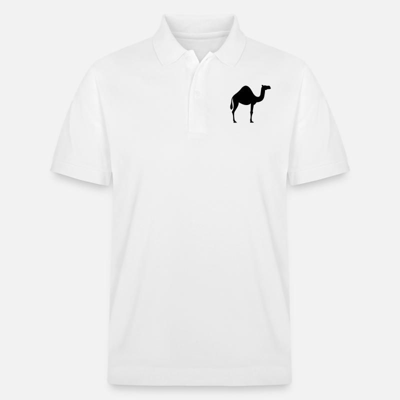 Kamel - Stanley/Stella Unisex Bio-Poloshirt PREPSTER - Weiß