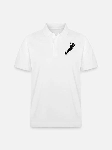 Water skiing - Stanley/Stella Unisex Organic Polo Shirt PREPSTER - white