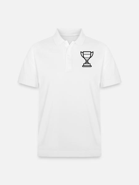 Trophäe - Stanley/Stella Unisex Bio-Poloshirt PREPSTER - Weiß