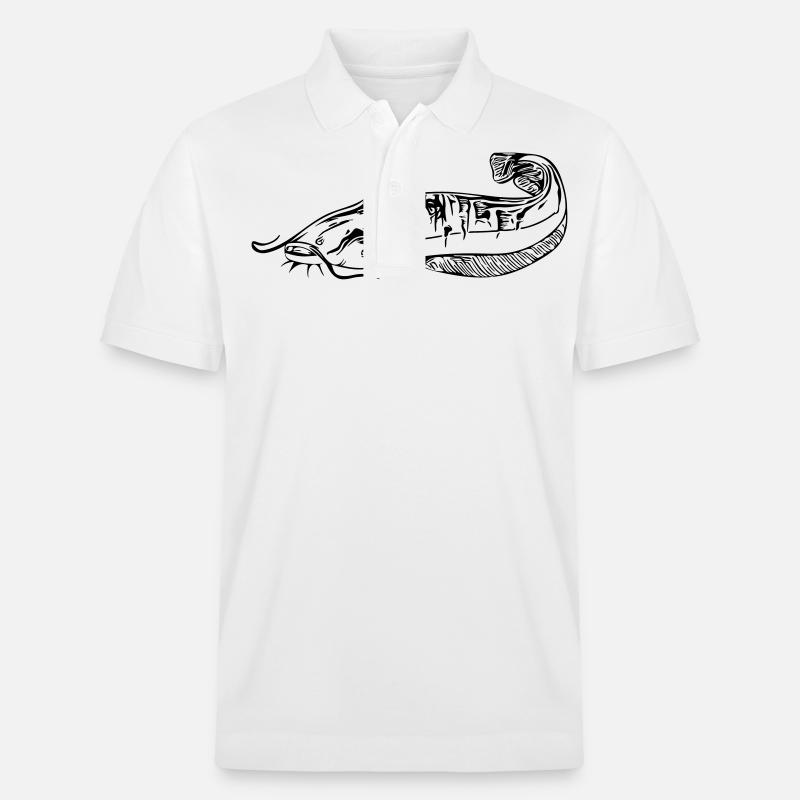 Silure - pêche silure - Polo PREPSTER bio Stanley/Stella Unisexe - blanc