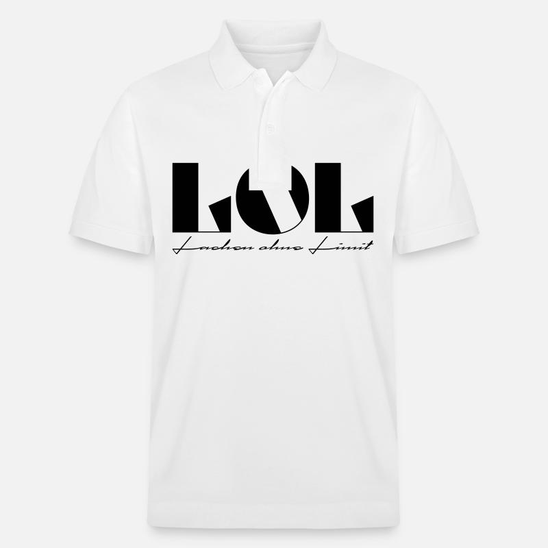 LOL Rire sans limite - Polo PREPSTER bio Stanley/Stella Unisexe - blanc