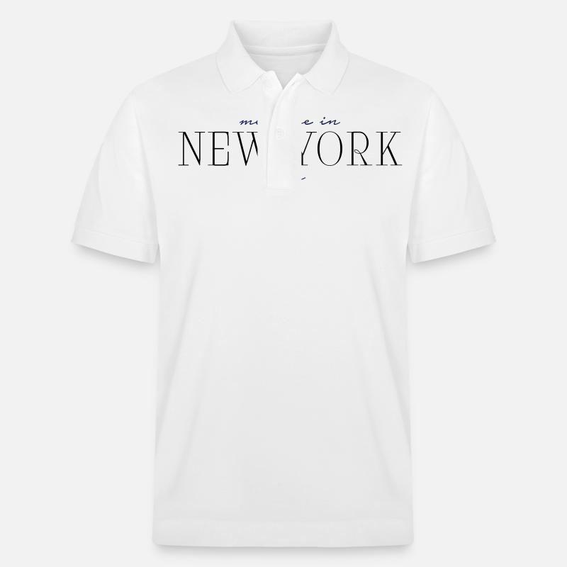 Retrouvez-moi à New York - Polo PREPSTER bio Stanley/Stella Unisexe - blanc