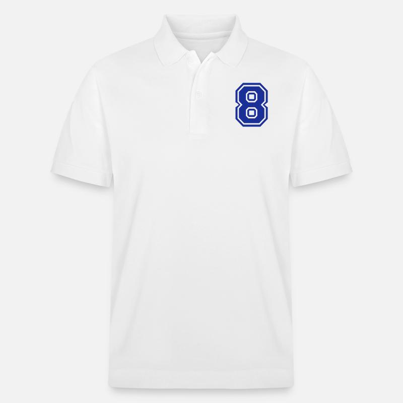 8 - Stanley/Stella Unisex Bio-Poloshirt PREPSTER - Weiß