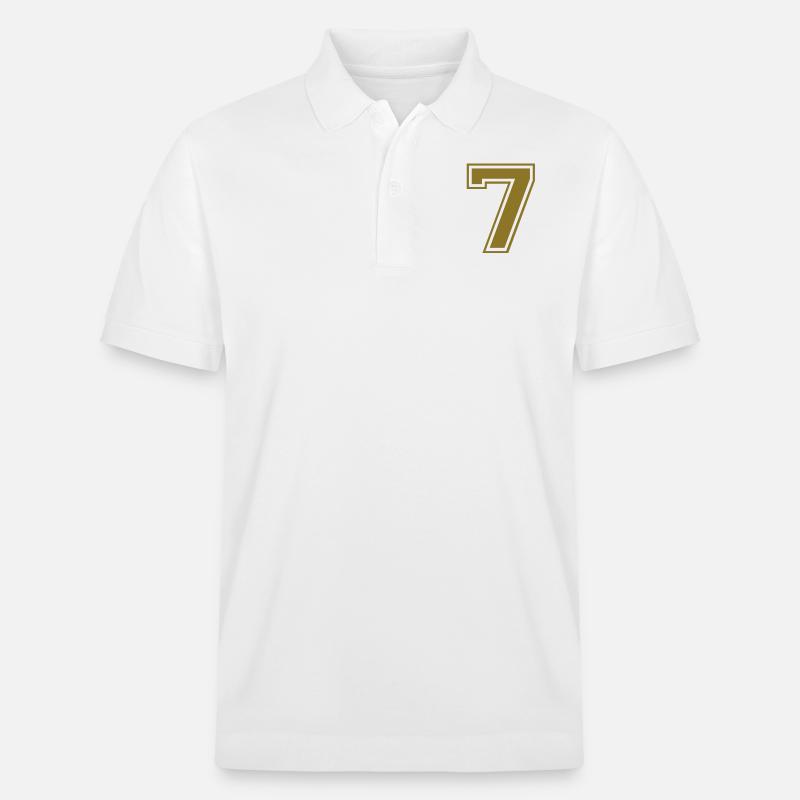 nummer - 7 - Stanley/Stella Unisex Bio-Poloshirt PREPSTER - Weiß
