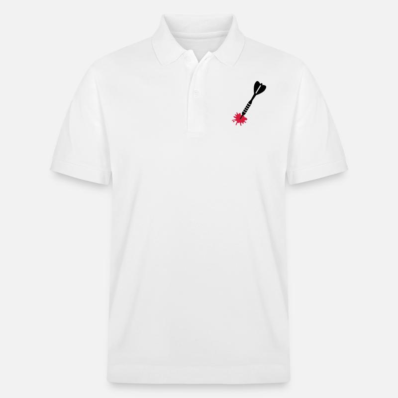 Jeu de fléchettes - Polo PREPSTER bio Stanley/Stella Unisexe - blanc