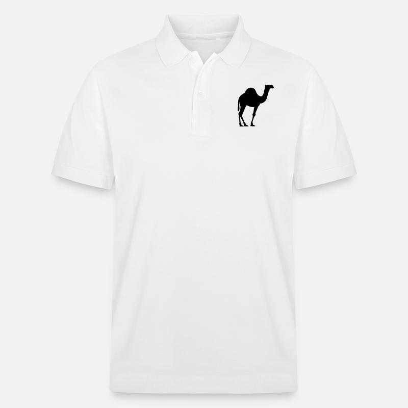 Kamel - Stanley/Stella Unisex Bio-Poloshirt PREPSTER - Weiß