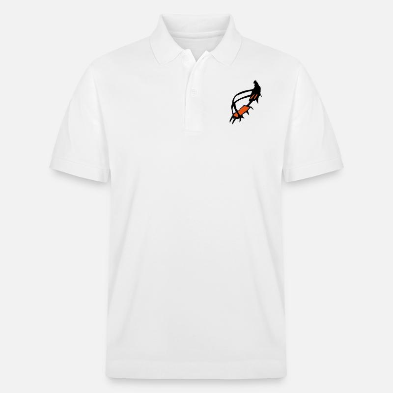 Crampons pour l'escalade de glace - Polo PREPSTER bio Stanley/Stella Unisexe - blanc
