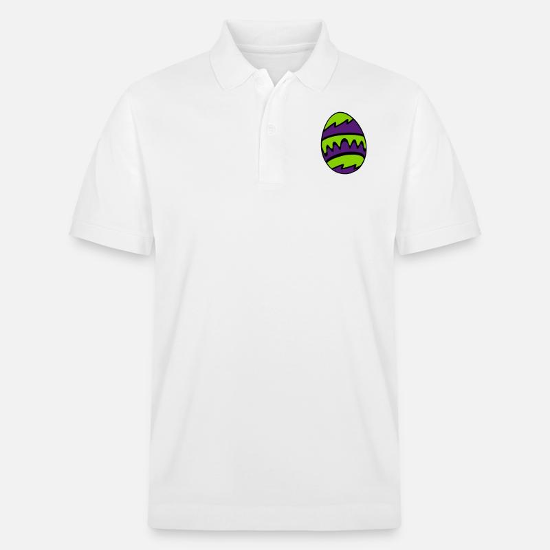 osterei - Stanley/Stella Unisex Bio-Poloshirt PREPSTER - Weiß