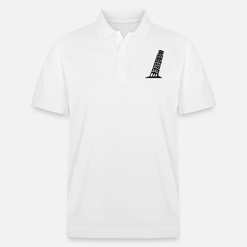 pisa_01 - Stanley/Stella Unisex Bio-Poloshirt PREPSTER - Weiß