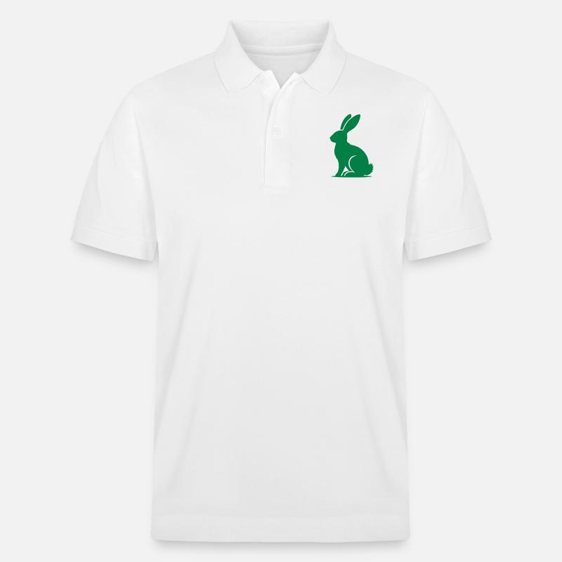 hase - Stanley/Stella Unisex Bio-Poloshirt PREPSTER - Weiß