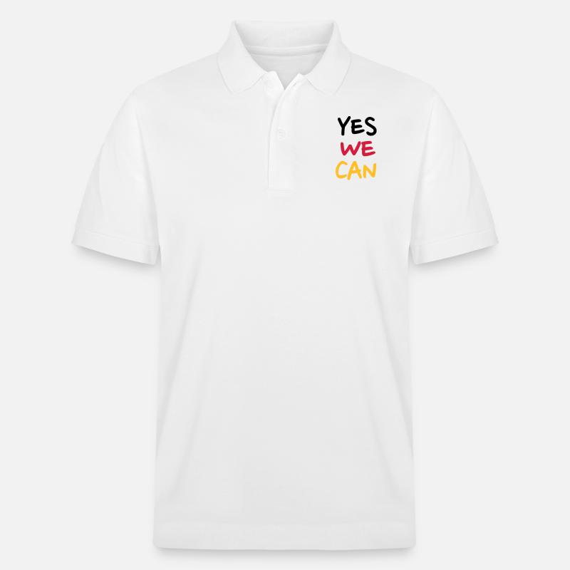 Yes we can - Polo PREPSTER bio Stanley/Stella Unisexe - blanc