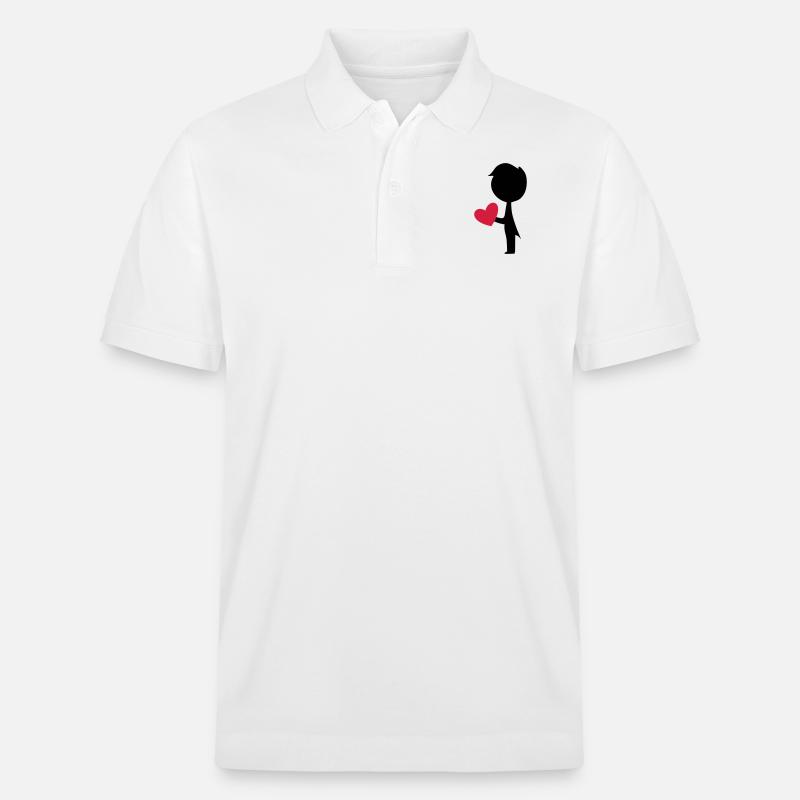 Bräutigam - Stanley/Stella Unisex Bio-Poloshirt PREPSTER - Weiß