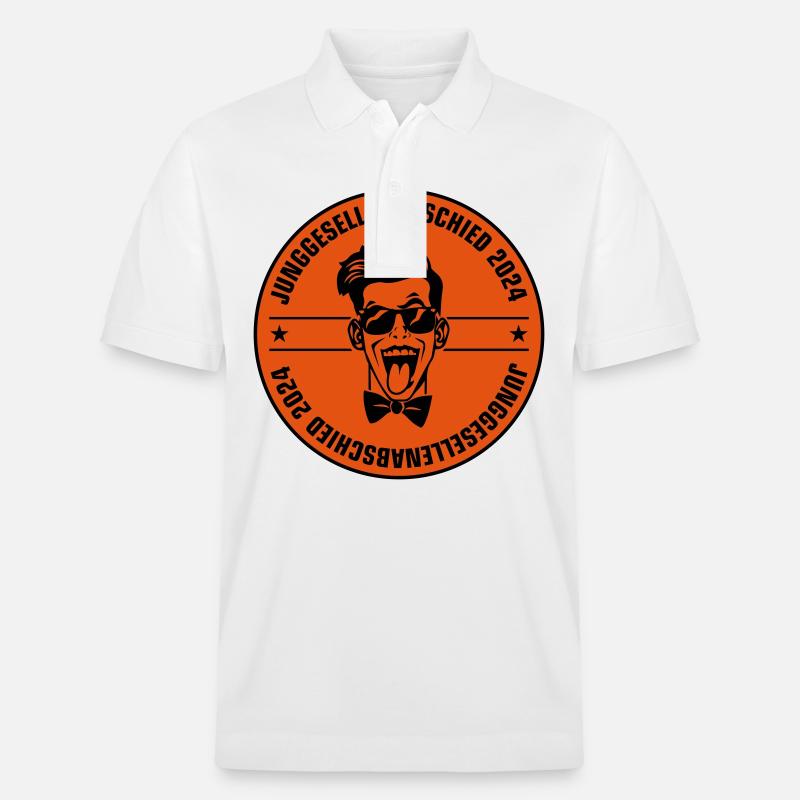 Junggesellenabschied 2024 - Stanley/Stella Unisex Bio-Poloshirt PREPSTER - Weiß