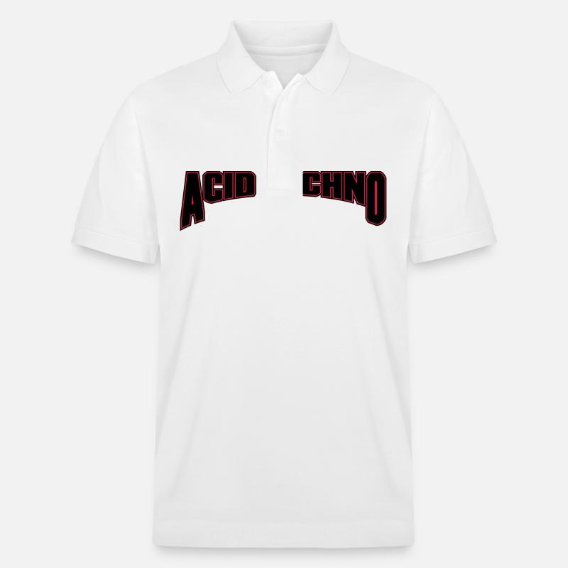 Acid Techno - Polo PREPSTER bio Stanley/Stella Unisexe - blanc