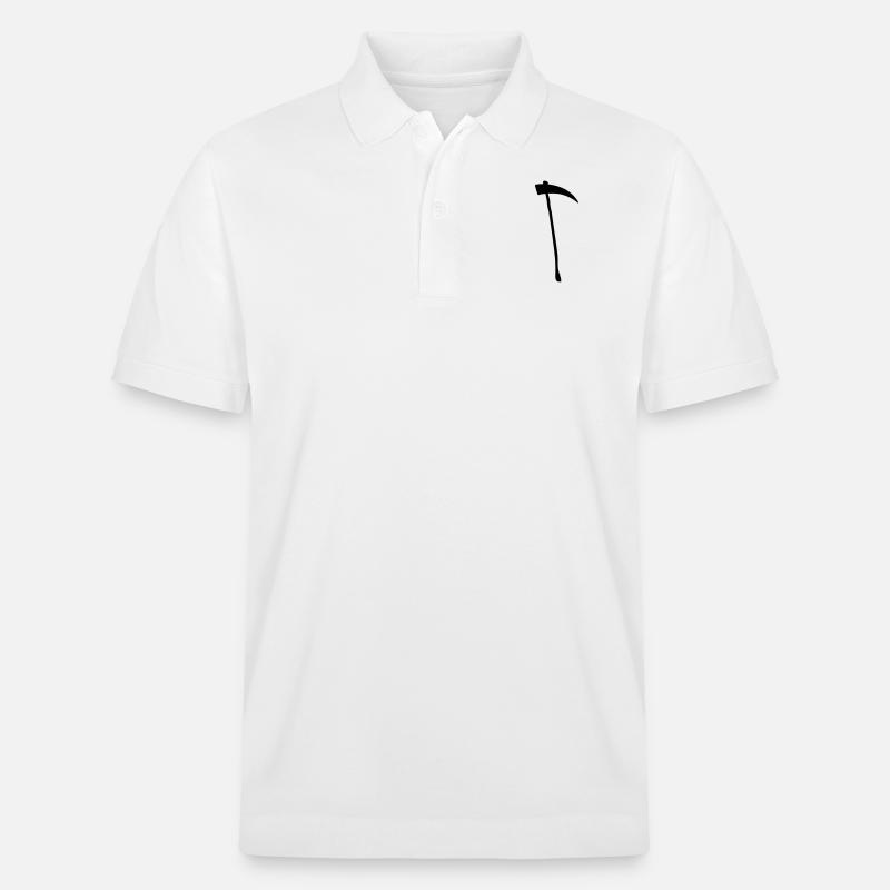 death sense tool gun kill - Stanley/Stella Unisex Organic Polo Shirt PREPSTER - white