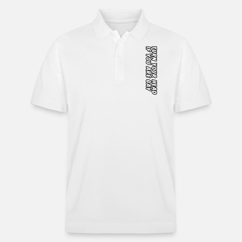 turn your head - Stanley/Stella Unisex Bio-Poloshirt PREPSTER - Weiß