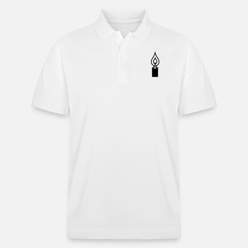Bougie - Polo PREPSTER bio Stanley/Stella Unisexe - blanc