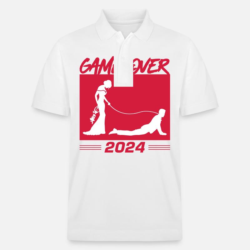 Mariage Game Over 2024 - Polo PREPSTER bio Stanley/Stella Unisexe - blanc
