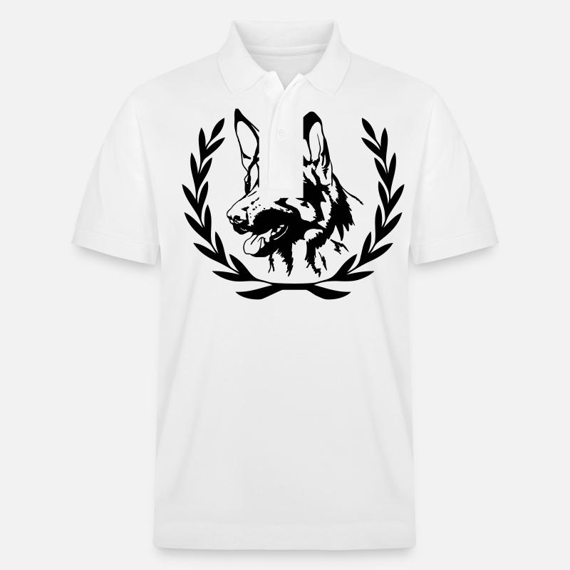 Schäferhund - Stanley/Stella Unisex Bio-Poloshirt PREPSTER - Weiß