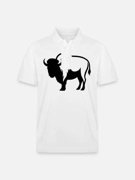 Büffel - Stanley/Stella Unisex Bio-Poloshirt PREPSTER - Weiß