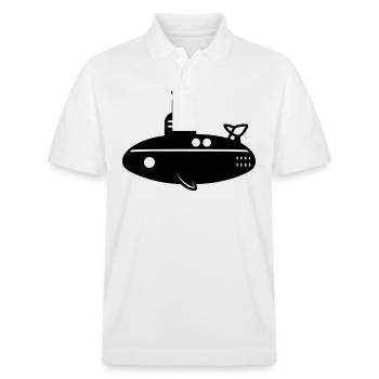 U-Boot-Boot - Stanley/Stella Unisex Bio-Poloshirt PREPSTER - Weiß - Vorne - Roxy (174cm) & Andy (188cm)