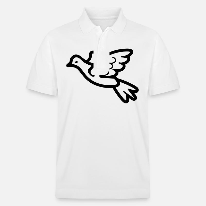 Colombe - Polo PREPSTER bio Stanley/Stella Unisexe - blanc