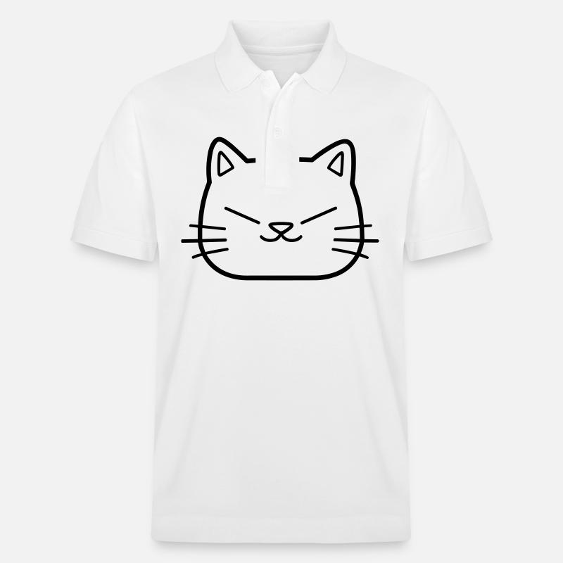 chat - Polo PREPSTER bio Stanley/Stella Unisexe - blanc